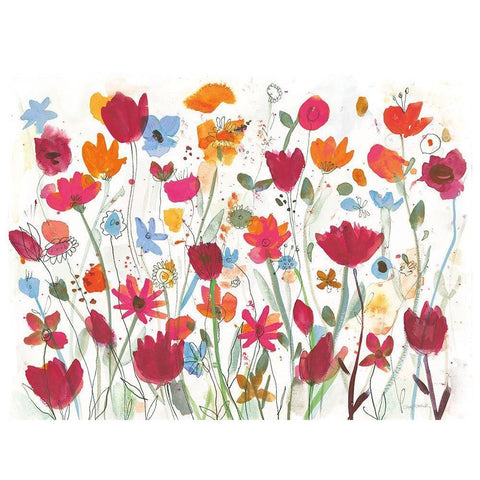 Sunday Stroll I Refresh Black Modern Wood Framed Art Print with Double Matting by Warrick, Cheryl