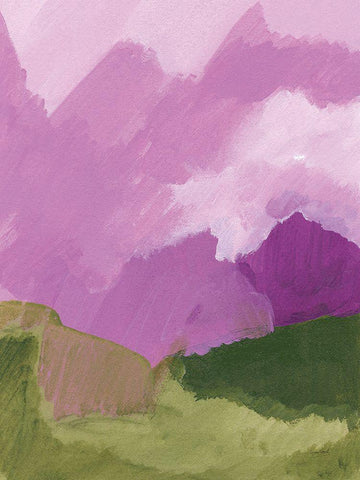 Elusive White Modern Wood Framed Art Print with Double Matting by Mack, Lynn