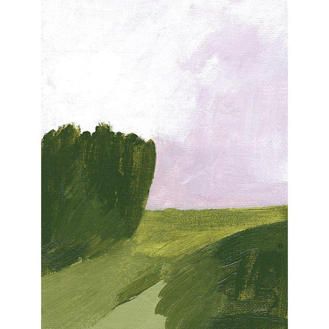 Lotts Lane White Modern Wood Framed Art Print by Mack, Lynn