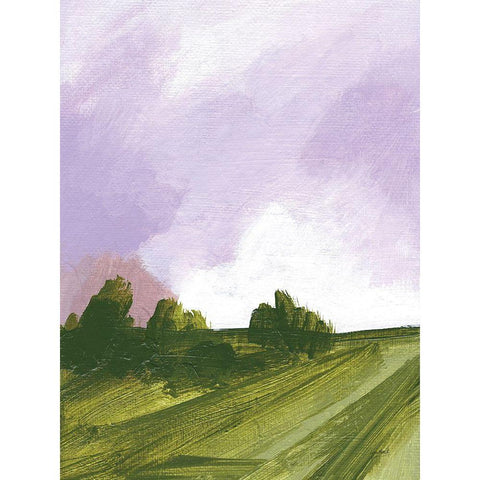 Mauve Lane Gold Ornate Wood Framed Art Print with Double Matting by Mack, Lynn