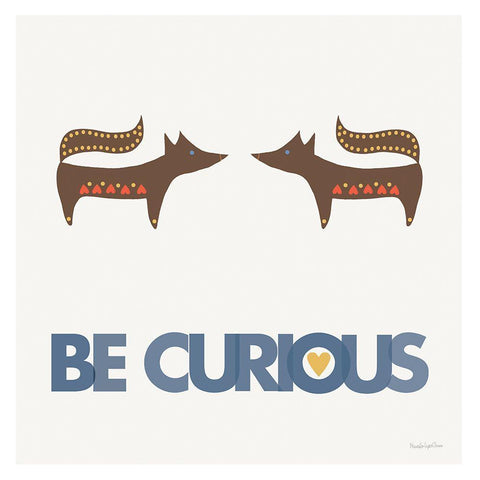 Curious Black Ornate Wood Framed Art Print with Double Matting by Charro, Mercedes Lopez