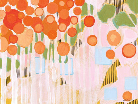 The Grove White Modern Wood Framed Art Print with Double Matting by Lovell, Kathrine