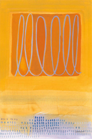 Wireless White Modern Wood Framed Art Print with Double Matting by Lovell, Kathrine