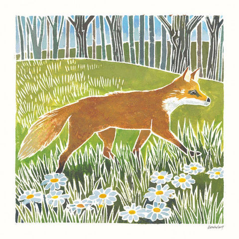 Wild Woodland I Gold Ornate Wood Framed Art Print with Double Matting by Lovell, Kathrine