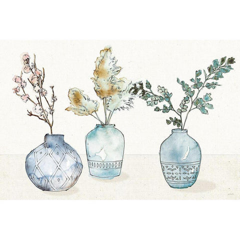 Fresh Farmhouse I Blue White Modern Wood Framed Art Print by Tavoletti, Anne