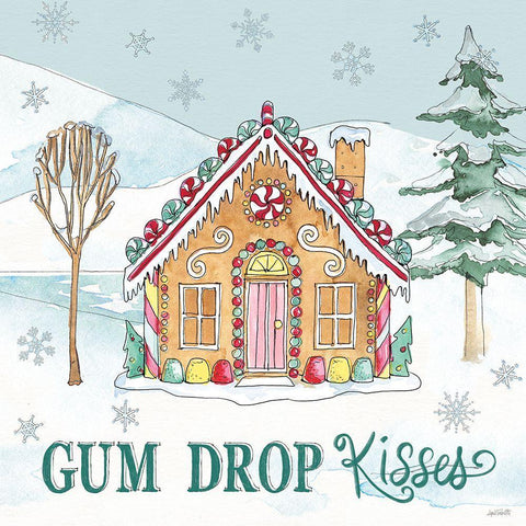 Holiday Trimmings III Black Ornate Wood Framed Art Print with Double Matting by Tavoletti, Anne