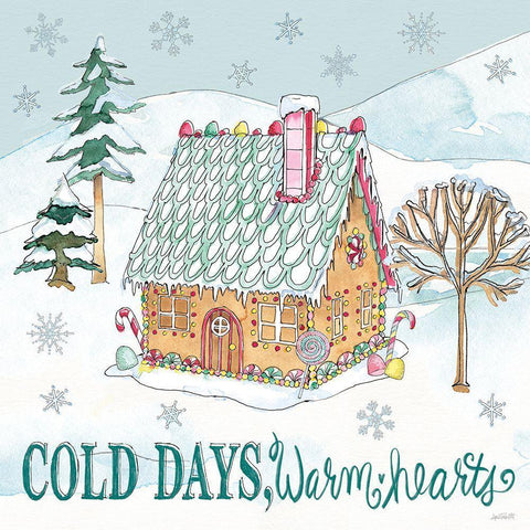 Holiday Trimmings V Black Modern Wood Framed Art Print with Double Matting by Tavoletti, Anne