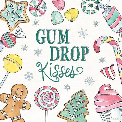 Holiday Trimmings VI Gold Ornate Wood Framed Art Print with Double Matting by Tavoletti, Anne