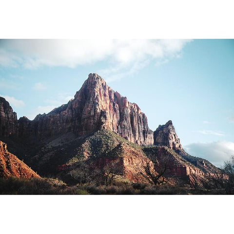 The Watchman I Color Gold Ornate Wood Framed Art Print with Double Matting by Marshall, Laura