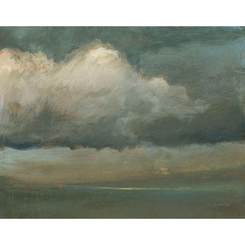 Gathering Storm Black Modern Wood Framed Art Print with Double Matting by Wiens, James