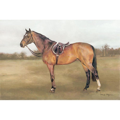French Trotter Light Black Modern Wood Framed Art Print by Hageman, Marilyn