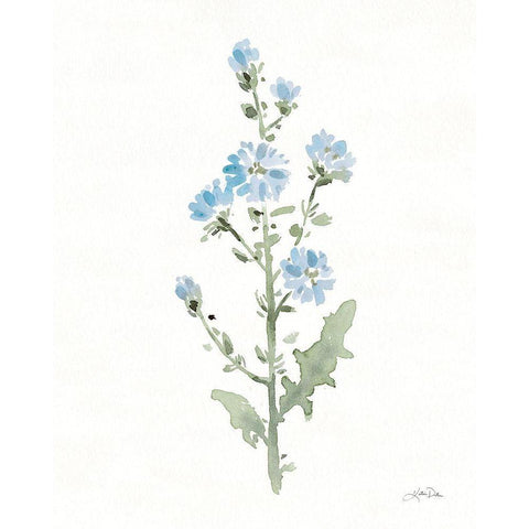 Flowers of the Wild III White Modern Wood Framed Art Print by Pete, Katrina