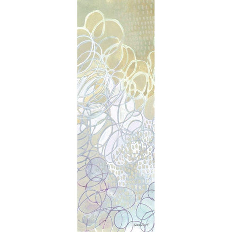 Ecstatic II Black Modern Wood Framed Art Print with Double Matting by Lovell, Kathrine