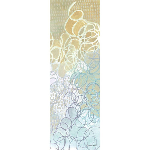 Ecstatic III White Modern Wood Framed Art Print by Lovell, Kathrine