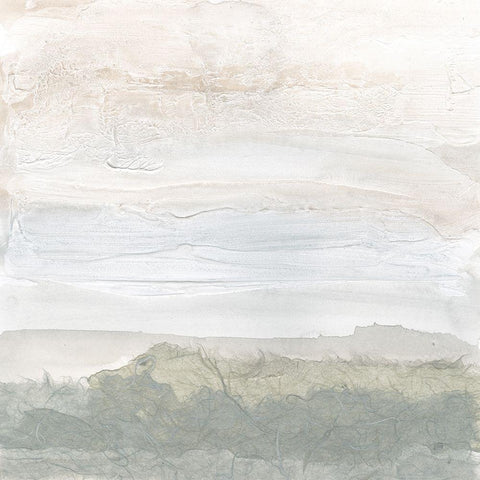 Beyond the Brush II Black Modern Wood Framed Art Print with Double Matting by Paschke, Chris