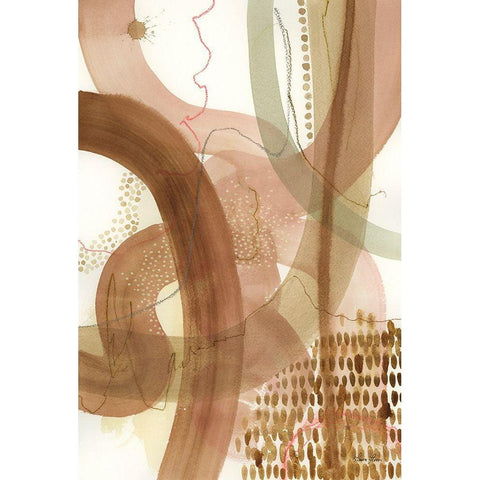 Path to Happiness Black Modern Wood Framed Art Print by Horn, Laura