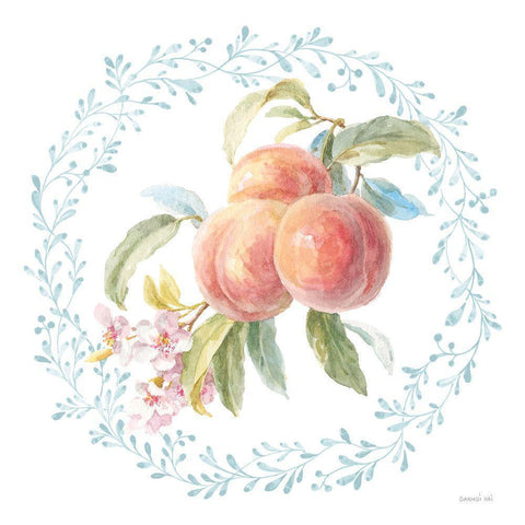 Blooming Orchard III White Modern Wood Framed Art Print by Nai, Danhui