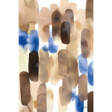 Tempo White Modern Wood Framed Art Print by Horn, Laura