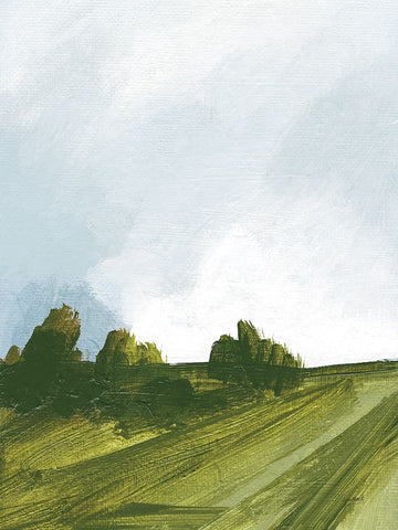 Blue Lane Black Ornate Wood Framed Art Print with Double Matting by Mack, Lynn