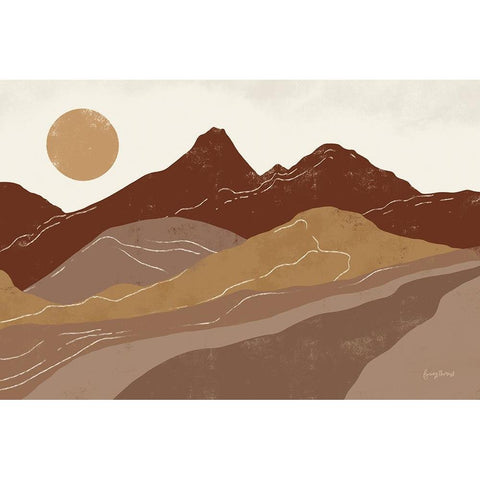Peru Trails Neutral White Modern Wood Framed Art Print by Thorns, Becky