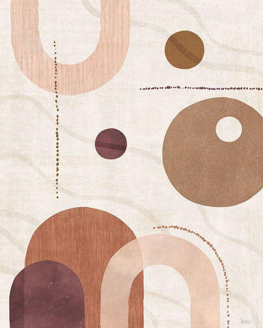 Soft Balance I Black Ornate Wood Framed Art Print with Double Matting by Charron, Veronique