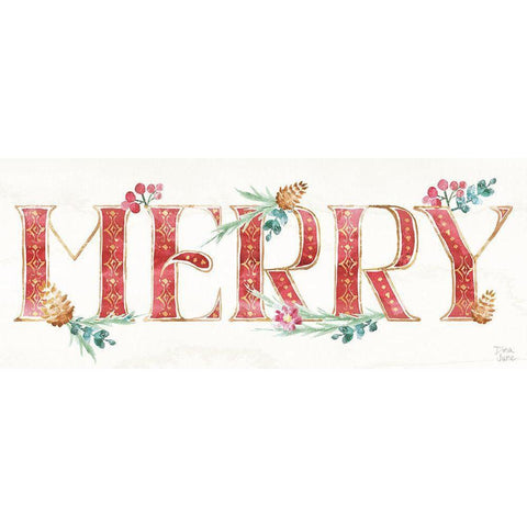 Holiday Sparkle V Black Modern Wood Framed Art Print by June, Dina