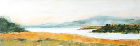 Secret River Black Ornate Wood Framed Art Print with Double Matting by Schlabach, Sue