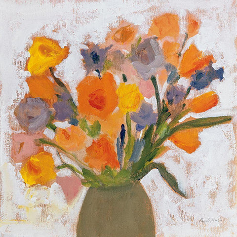 Wild at Heart White Modern Wood Framed Art Print by Munger, Pamela