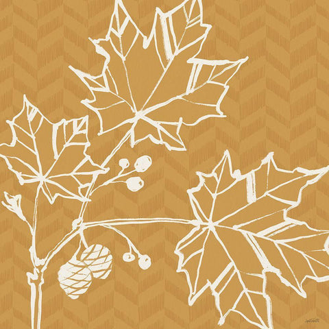 Autumn Tones IV Gold Ornate Wood Framed Art Print with Double Matting by Tavoletti, Anne