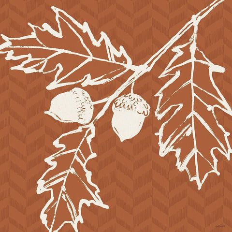 Autumn Tones V Black Modern Wood Framed Art Print by Tavoletti, Anne