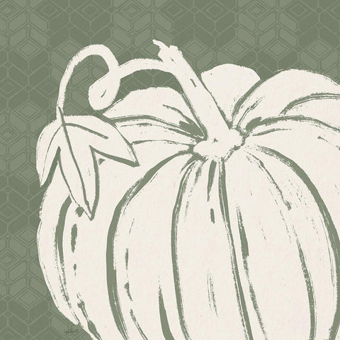 Autumn Tones VII Black Modern Wood Framed Art Print with Double Matting by Tavoletti, Anne