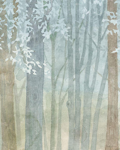 Woodland Love VIII Black Ornate Wood Framed Art Print with Double Matting by Grove, Beth
