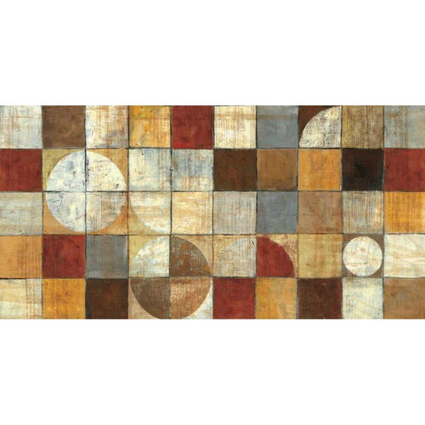 Tango Neutral Black Modern Wood Framed Art Print by Schick, Mike