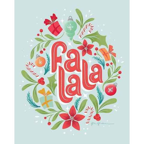 Falala II Black Modern Wood Framed Art Print by Graham, Gia