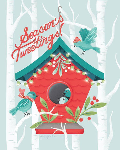 Falala III White Modern Wood Framed Art Print with Double Matting by Graham, Gia