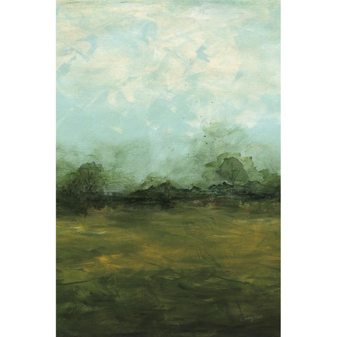 Meadows Edge Dark Crop White Modern Wood Framed Art Print by Prahl, Courtney