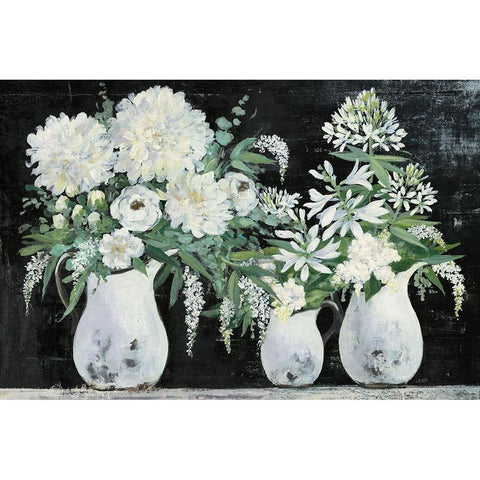 Late Summer Bouquet IV Black Modern Wood Framed Art Print with Double Matting by Purinton, Julia