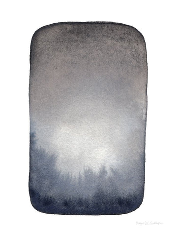 Moody Day I White Modern Wood Framed Art Print with Double Matting by Gallagher, Megan