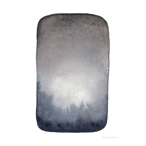 Moody Day I Black Modern Wood Framed Art Print by Gallagher, Megan