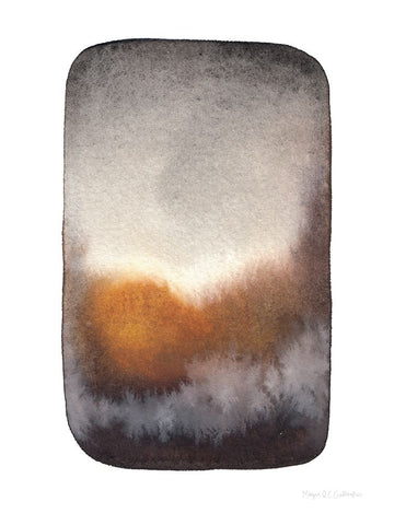 Moody Day II Black Ornate Wood Framed Art Print with Double Matting by Gallagher, Megan