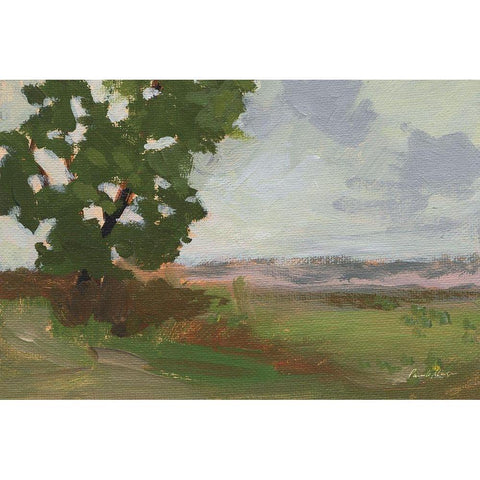 East of Spring Hill Black Modern Wood Framed Art Print by Munger, Pamela