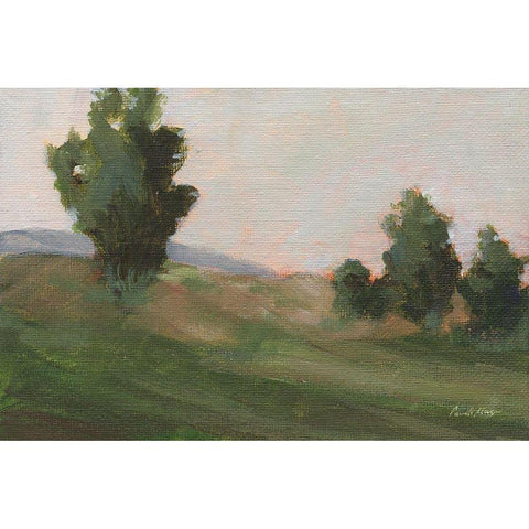 Tree Family Black Modern Wood Framed Art Print by Munger, Pamela