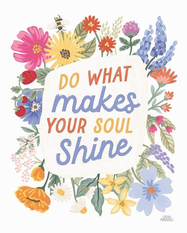 Wild Meadow VII Black Ornate Wood Framed Art Print with Double Matting by Marshall, Laura