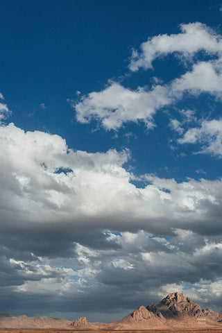 Long Way to Ride Black Ornate Wood Framed Art Print with Double Matting by Larson, Nathan