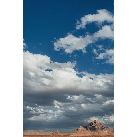 Long Way to Ride White Modern Wood Framed Art Print by Larson, Nathan