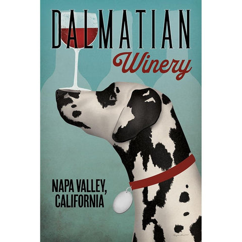 Dalmation Winery White Modern Wood Framed Art Print by Fowler, Ryan