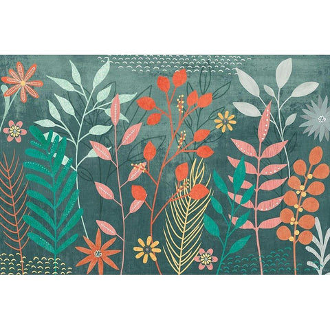 Fresh Petals I White Modern Wood Framed Art Print by Charron, Veronique