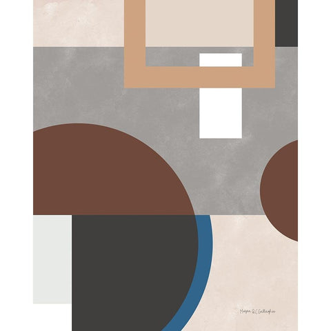 Soft Modern II Gray Black Modern Wood Framed Art Print by Gallagher, Megan