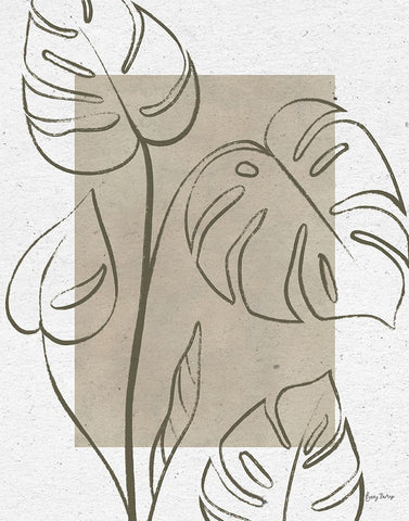 Color Block Balance I Olive Black Ornate Wood Framed Art Print with Double Matting by Thorns, Becky