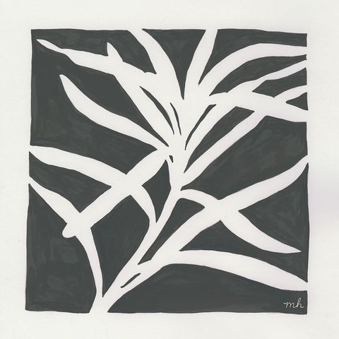 Growing Gray Black Ornate Wood Framed Art Print with Double Matting by Hershey, Moira